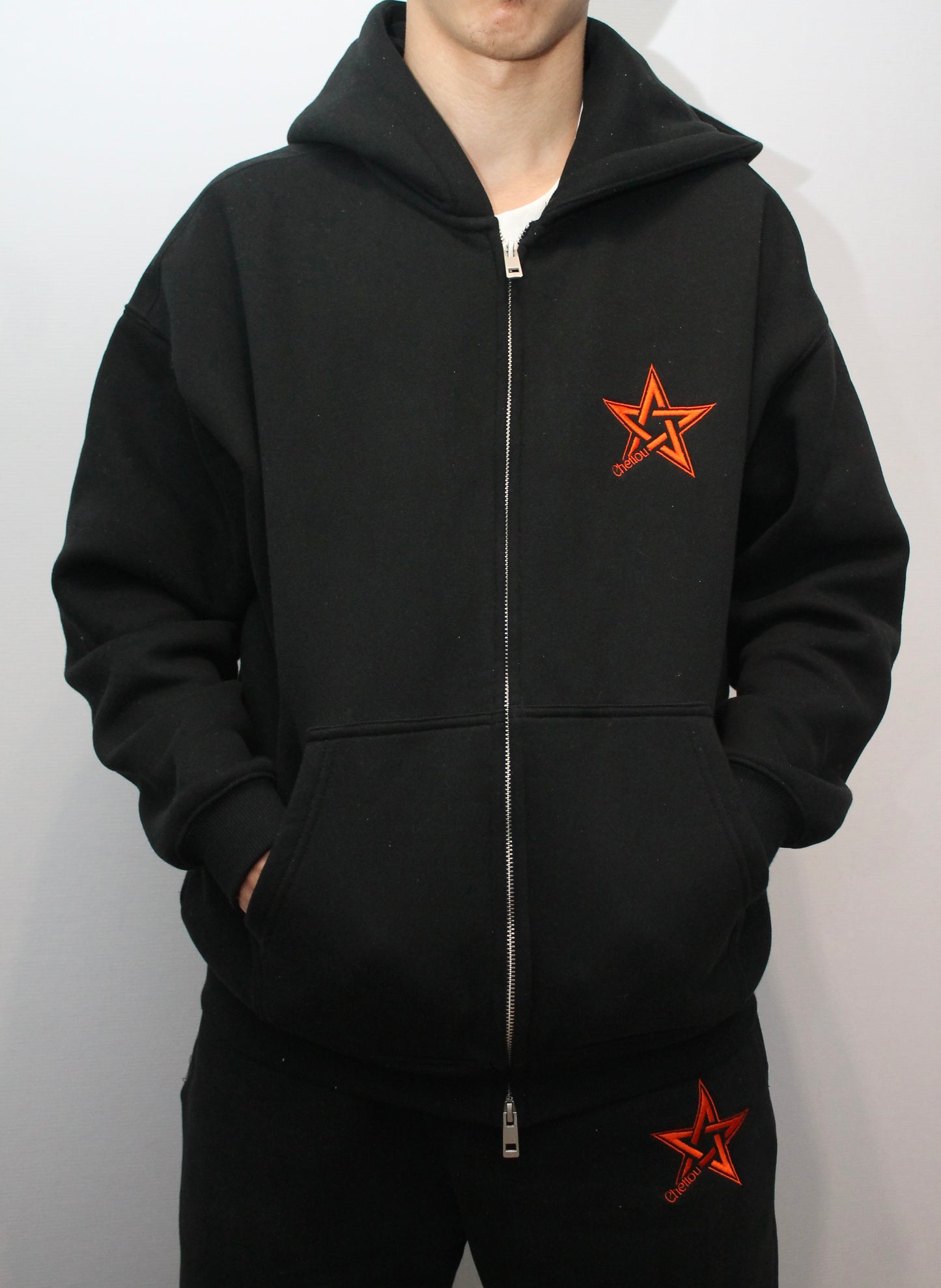 Moroccan Midnight Zipper Hoodie